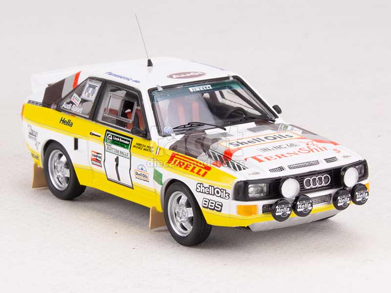 AUDI SPORT QUATTRO #1 MOUTON PONS CIRCUIT OF IRELAND 1985 TROFEU RR.ir11 1:43