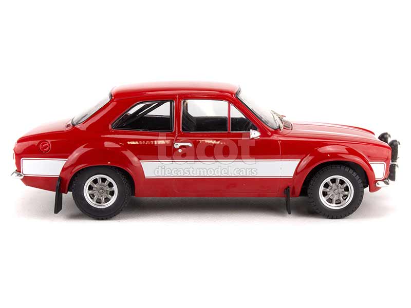 Ford Escort RS 2000 1/18 Triple 9 - Modèle Moulé Rouge - Édition Limitée