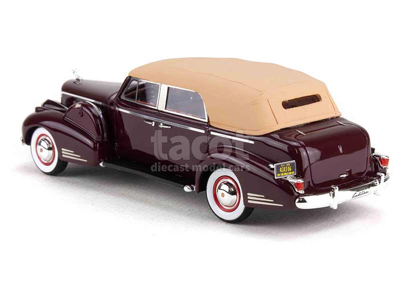 Miniature PROVENCE MOULAGE K391 1/43 - Cadillac Cabriolet 1947 Noire