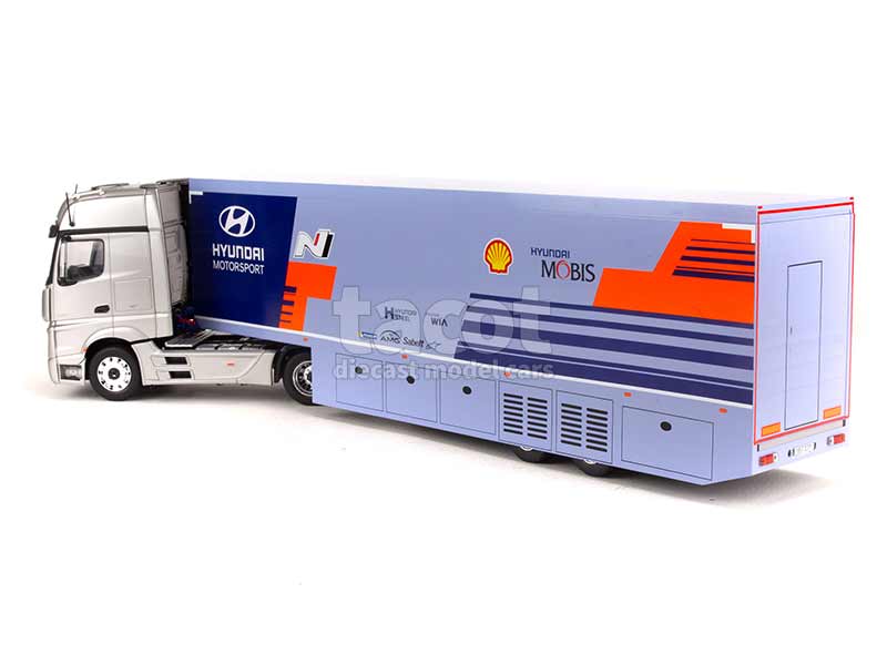 今年人気のブランド品や トランスポーター WRC 1/43 ixo Hyundai MP4 Actros Mercedes レーシングカー