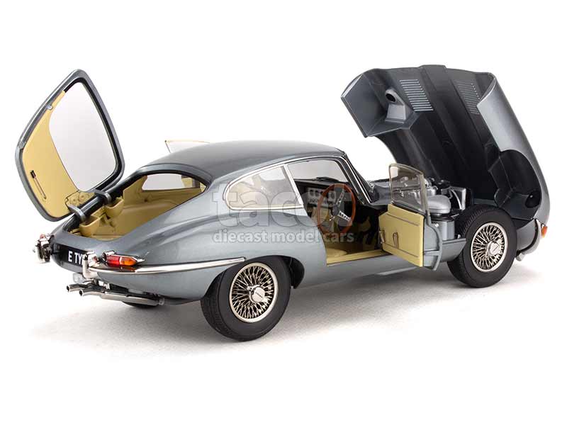 Modèle réduit - BBURAGO - Jaguar E coupé (1961) - Echelle 1/18 - Gris - Jeux - Jouets