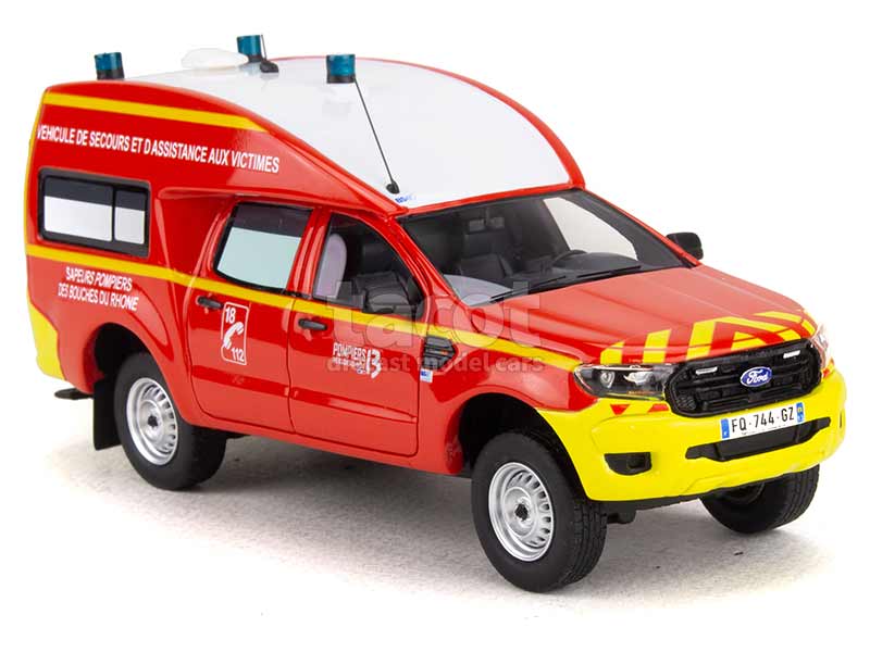 Modèle Réduit Ford Ranger BSE Ambulance Militaire ALARME - Neuf Sous Modèle Réduit Ford Ranger BSE Ambulance Militaire ALARME - Neuf Sous