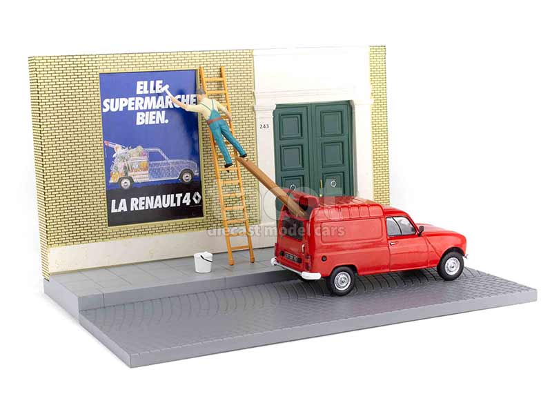 Renault - R4 F6 Fourgonnette 1975 - Modèle Presse - 1/43 - Autos
