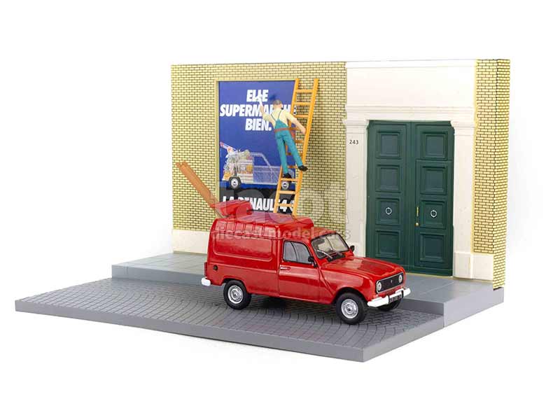 Solido 1/43 Renault 4 F6 Fourgonnette Carambar - France 1979 - Boîte D'origine