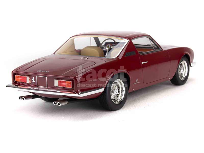 Ferrari 330 GTC Michelotti 1966 Bordeaux 1/43 Par Kess, Résine, Prévente