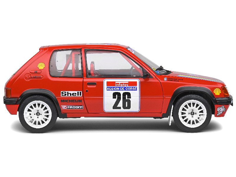 96646 Peugeot 205 Rallye Gr.A PTS Tour de Corse 1990