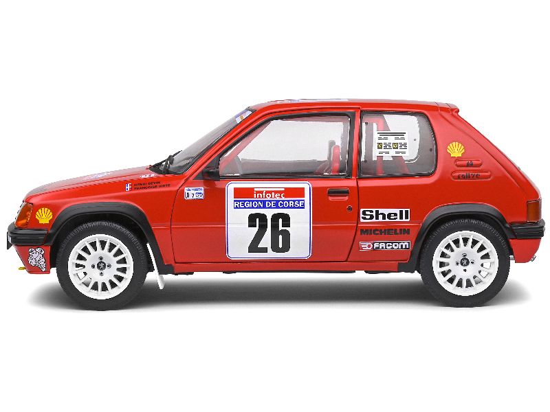 96646 Peugeot 205 Rallye Gr.A PTS Tour de Corse 1990