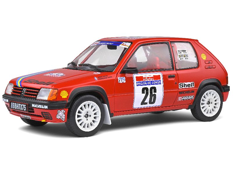 96646 Peugeot 205 Rallye Gr.A PTS Tour de Corse 1990