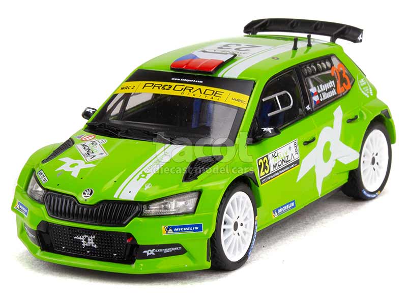 Skoda Fabia R5 Evo Rallye Monza 2020 – IXO 1/43 – Neuf Sous Boîte