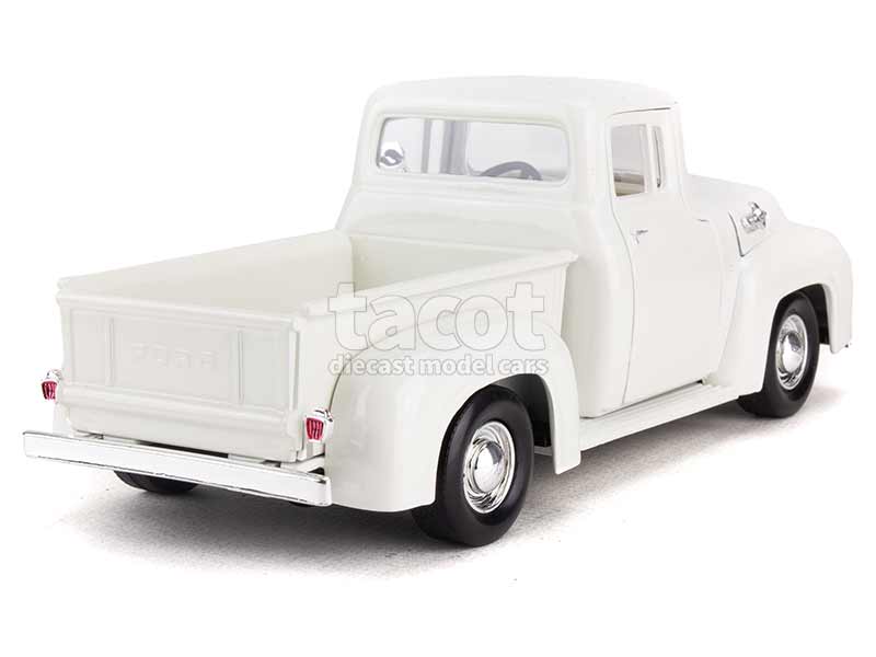 1956 Ford F-100 Pickup Truck Negro Mate 1:24 – MiJo - E&M De Colección