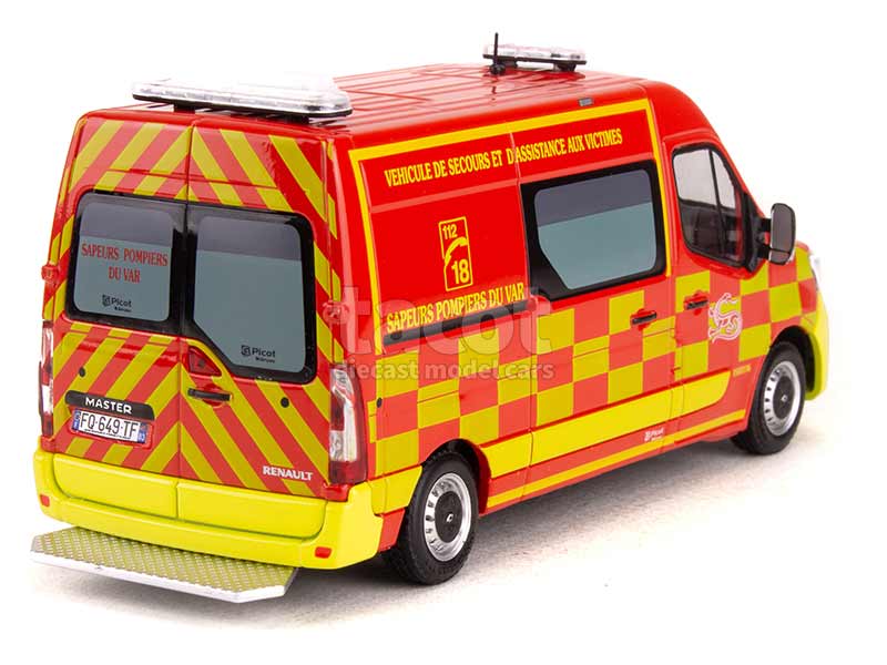 ELIGOR - RENAULT Master 2019 VEC BSPP Pompier de Paris - 1/43 - ELI118010