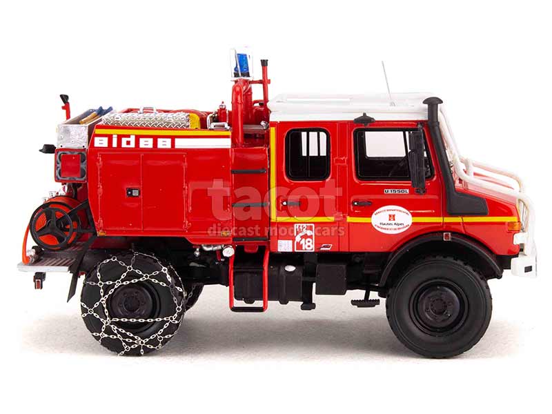 96835 Mercedes Unimog 1550L Double Cabine CCF Pompier