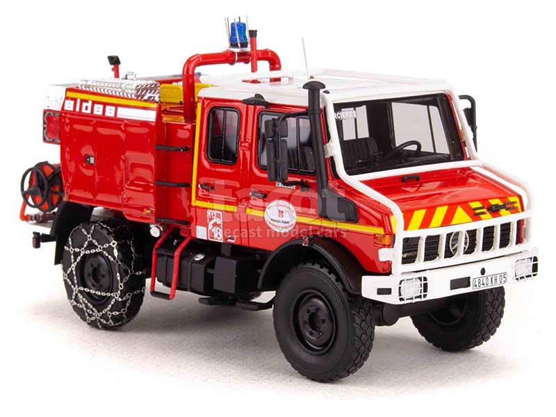 96835 Mercedes Unimog 1550L Double Cabine CCF Pompiers