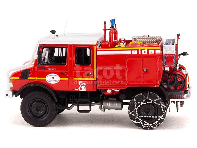 96835 Mercedes Unimog 1550L Double Cabine CCF Pompiers