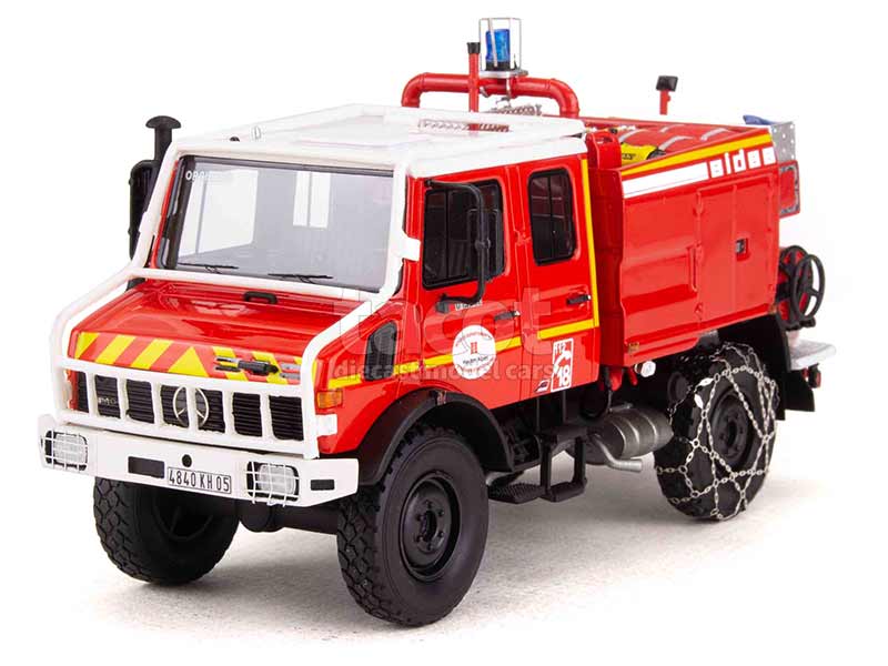 96835 Mercedes Unimog 1550L Double Cabine CCF Pompier