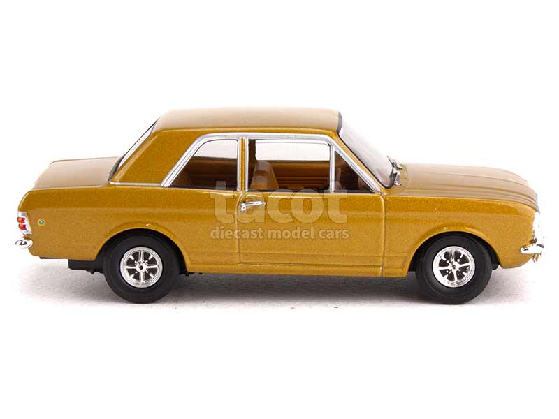 Miniature Matrix 1/43 – Ford Cortina Lotus MKII Or 1966 (Modèle Résine, Neuf)