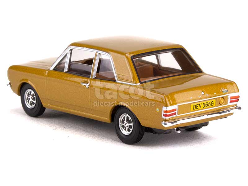 Matrix 1/43 Ford Cortina Lotus MkII – Or 1966-1970 – Modèle Résine – Prévente