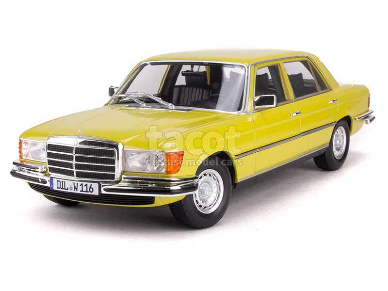 MERCEDES 450 SEL 6.9 1979 Bleu Pétrole - 1:18 Norev 183974 - Hexos