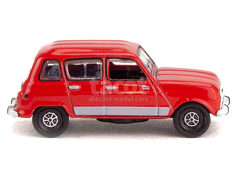 Modèle Réduit Norev Renault 4 GTL 1987 échelle 1/87 - Gris Métallisé, Neuf