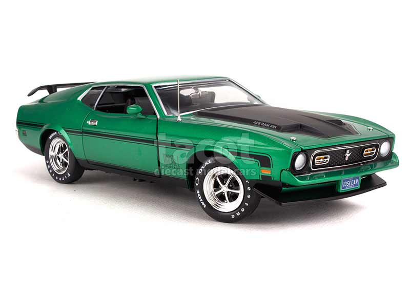 らびすAUTOart Ford Mustang Mach I 1:18 AUTOart 1:18 ScaleVintage 1971 Yellow Ford Mustang Mach 1