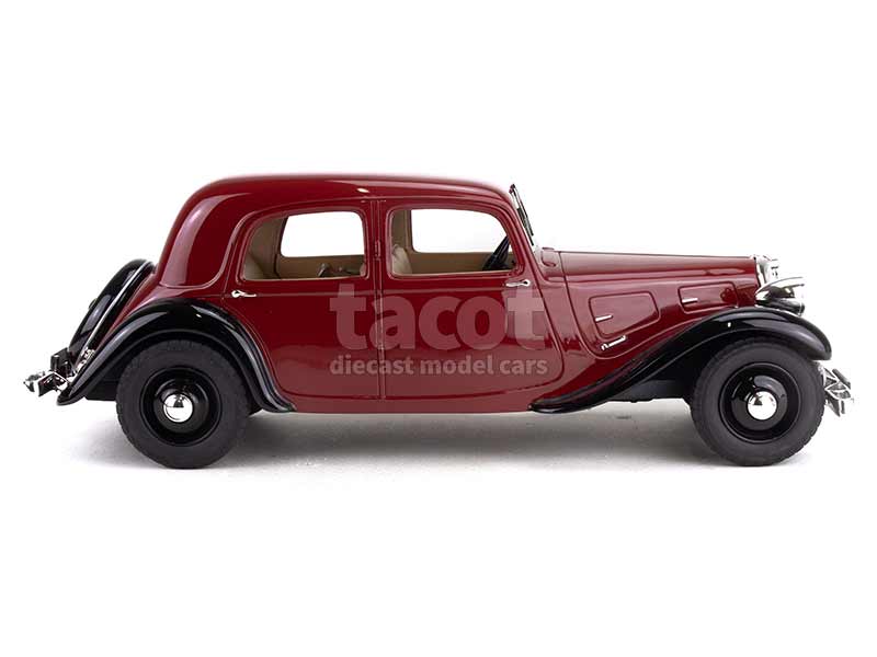 Citroën Traction 7cv 1934 Bordeaux Et Noir - Cult Models 1/18 - CML108-2