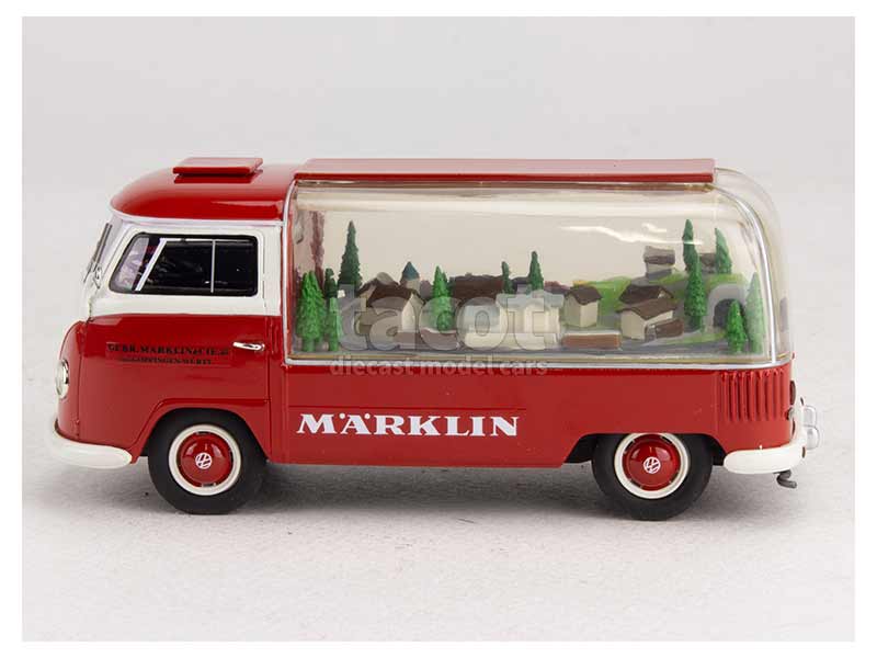 1/18 : Un inédit Volkswagen Transporter T1 semi-remorque aux couleurs Porsche - Mini PDLV