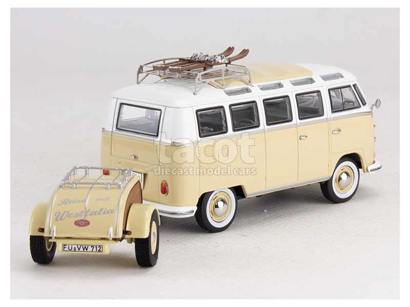 97190 Volkswagen Combi T1 Samba Remorque Westfalia