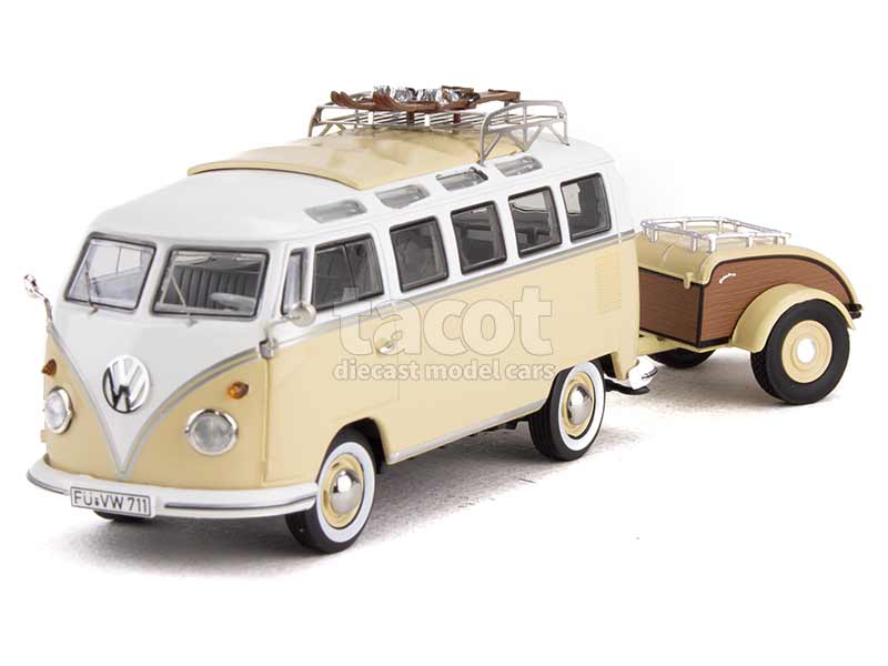 97190 Volkswagen Combi T1 Samba Remorque Westfalia
