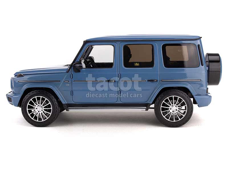 Miniature Minichamps Mercedes Classe G W463 2018 – Bleu – 1/18 – B66960832