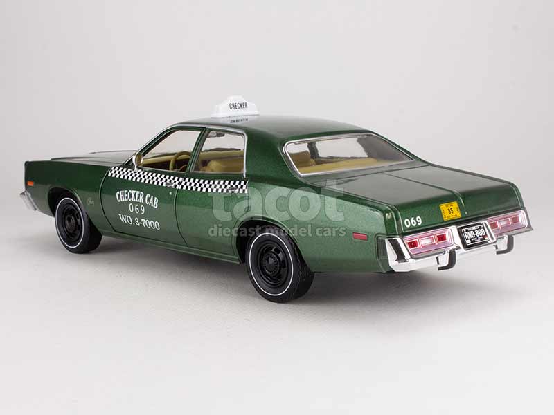 Plymouth Fury Checker Cab 1976 - Greenlight 1/18