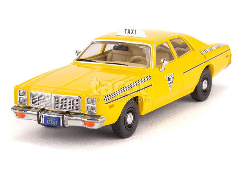 Miniature Dodge Monaco 1978 Taxi – Rocky III – Greenlight 1:43 – Neuve