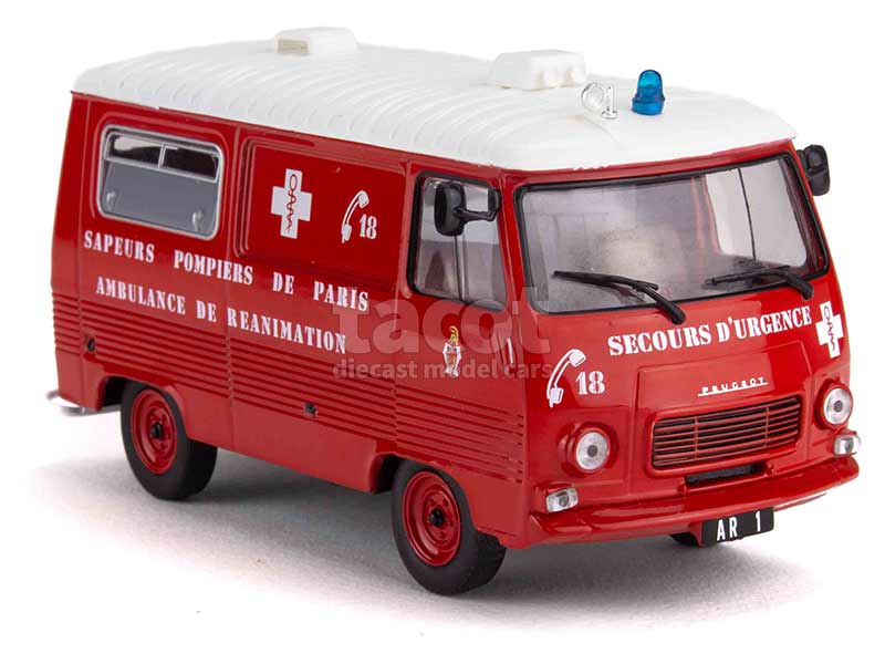 Eligor 101155 1:43 Die Cast PEUGEOT J7 - Pompiers de Port 79236