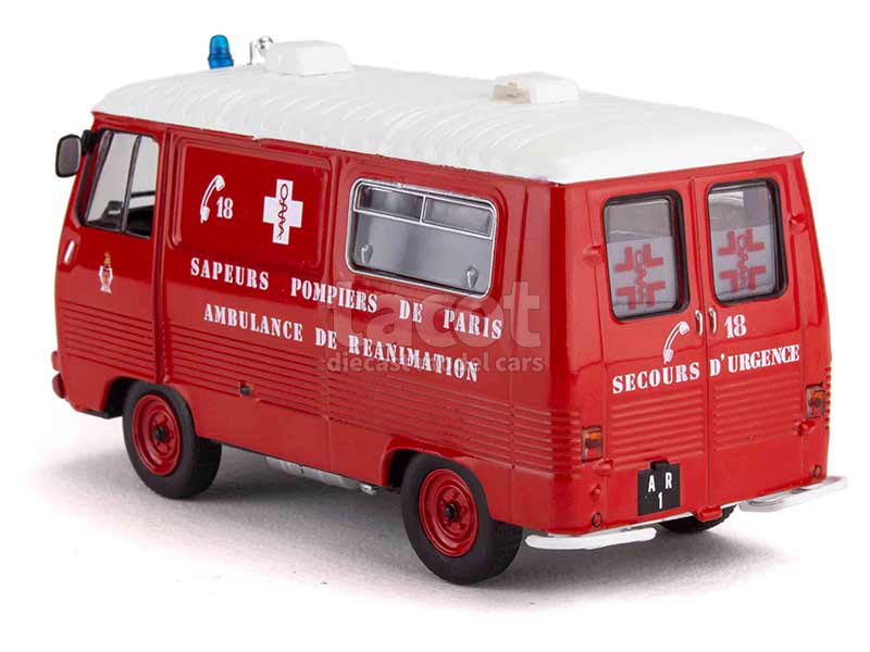 Modèle Réduit PEUGEOT J7 Pompiers - échelle 1/43 MINIALUXE