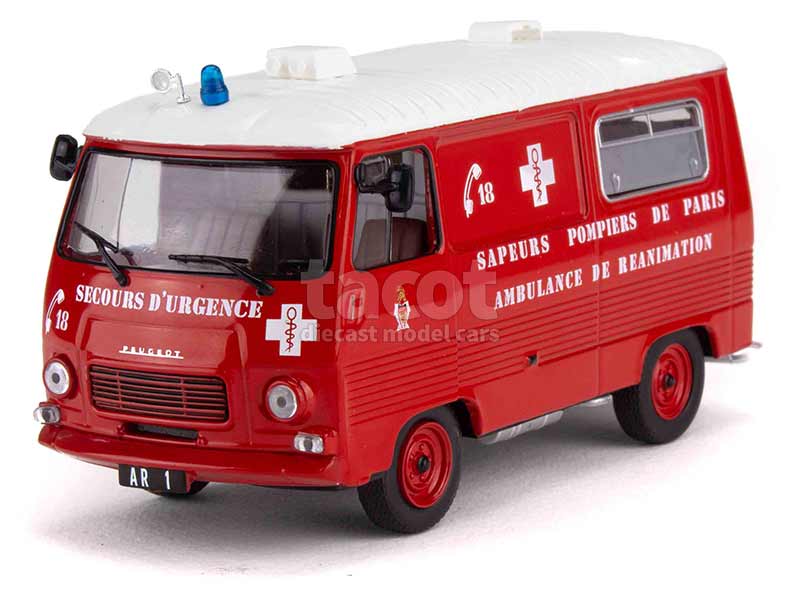 1/43 N°37 PEUGEOT J7 PCM CAMION COMMANDEMENT Sapeurs-Pompiers ( PUY-DE