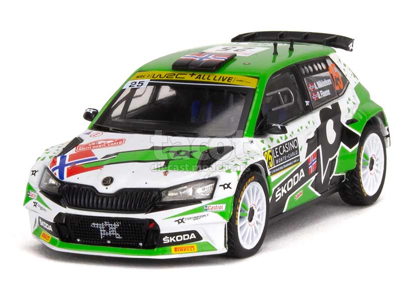 97467 Skoda Fabia Rally2 Evo Monte-Carlo 2021