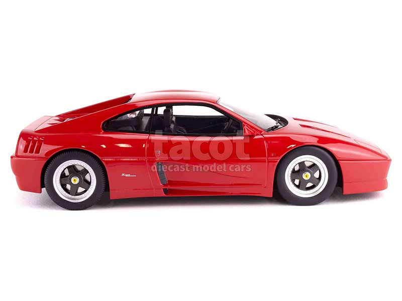 Ferrari 348 Zagato 1991 – Modèle Réduit Tecnomodel échelle 1:18 – Blanche – KidBX
