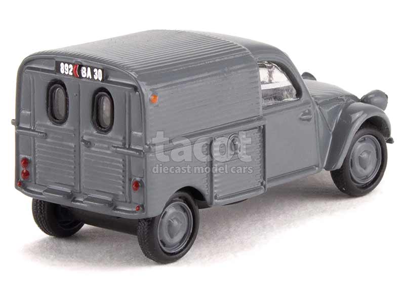 Norev HO Citroën 2cv AU fourgonette 1953 gris foncé Echelle 1/87