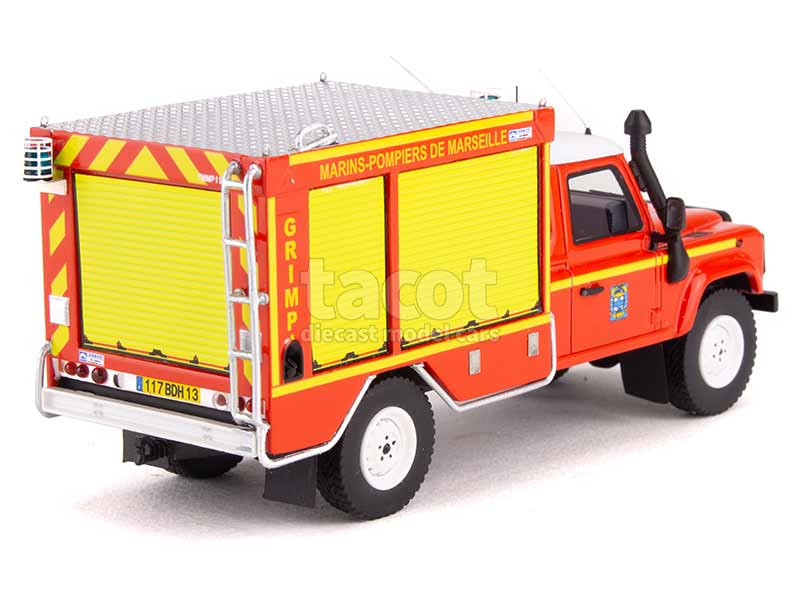 97665 Land Rover 130 Simple Cabine GRIMP Pompier