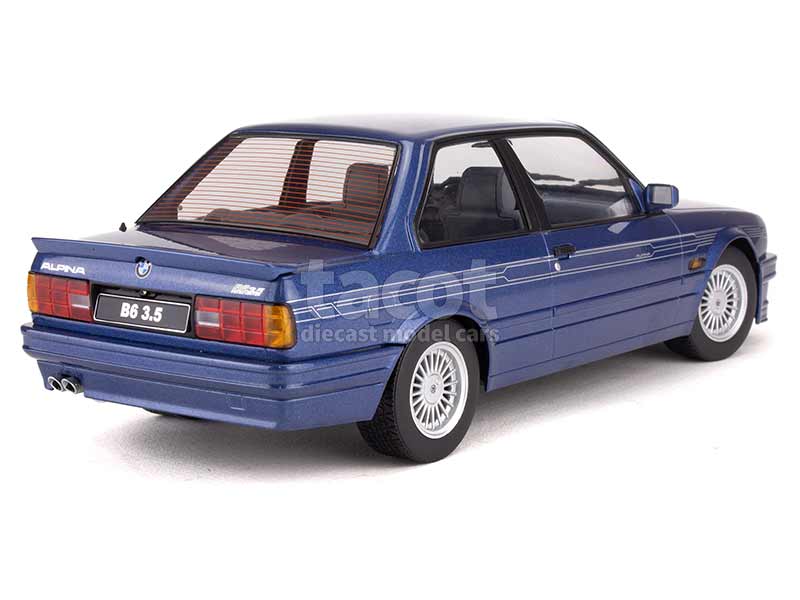 BMW Alpina B6 3.5 (E30) 1988 – Miniature 1/18 Par KK-Scale, Gris Métal, Neuve