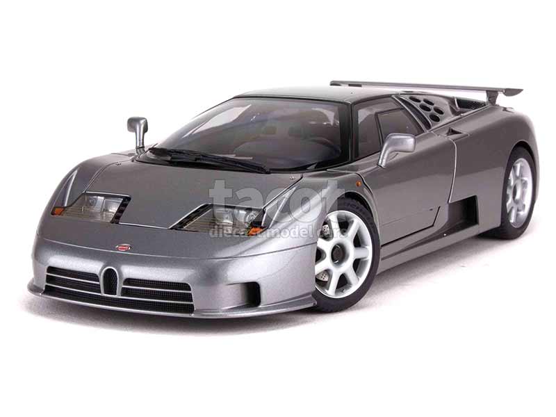 Bugatti EB 118 Autoart 1/43 – Miniature Bleue Paris 1998, état Neuf En Boîte