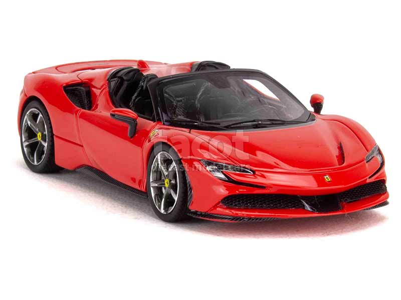 Ferrari SF90 Spider Rosso Scuderia 2019 – Looksmart LS522D 1/43 (Résine, Neuf)