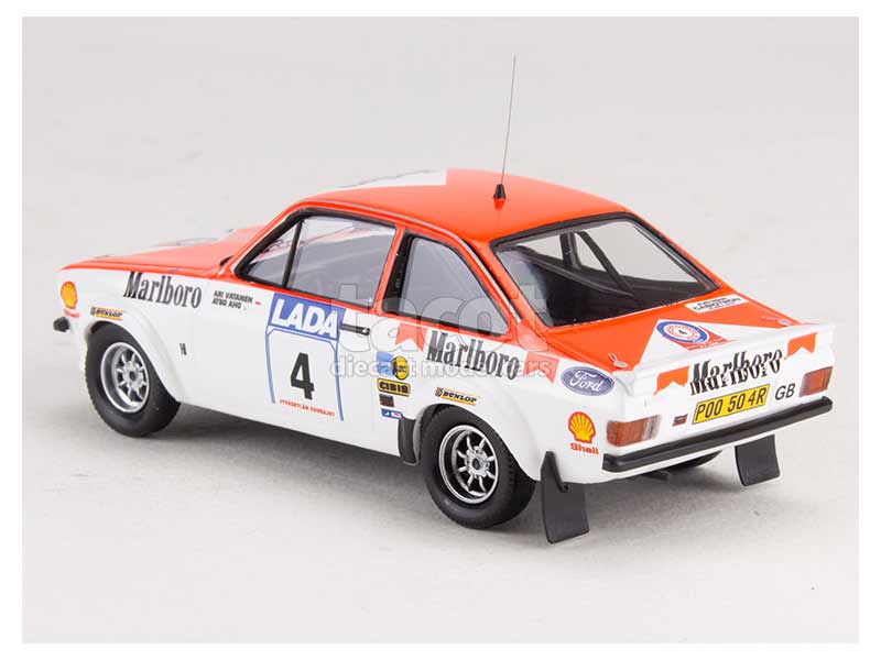 Miniature Trofeu Ford Escort Mk2 Rallye 1000 Lacs 1976 #9 Vatanen/Aho - 1/43