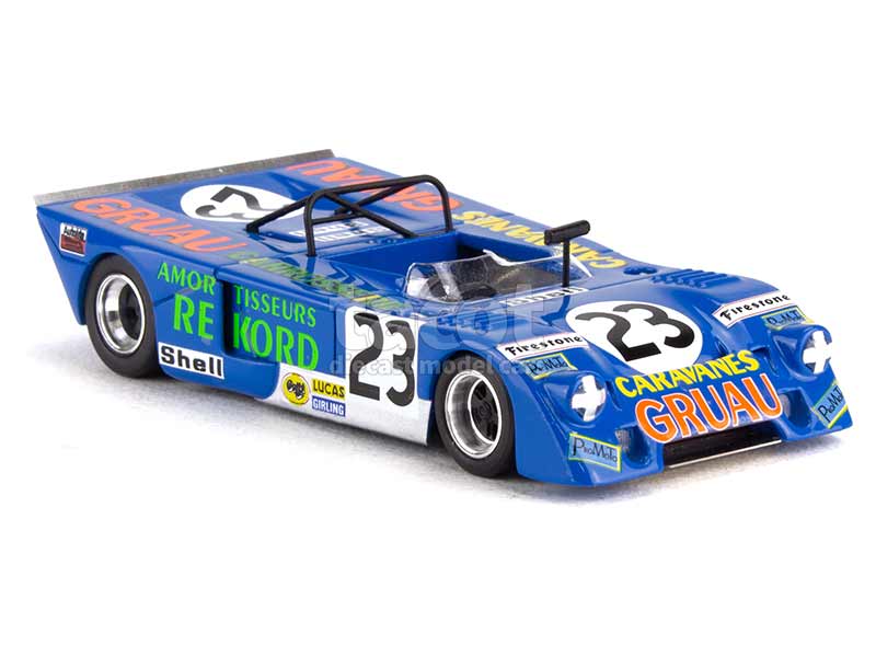 Chevron B21 Caravanes Gruau Le Mans 1972 #23 Robinson/Rondeau Trofeu
