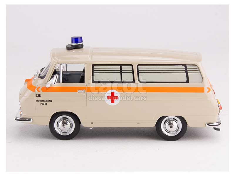 Skoda - 1203 Microbus Ambulance 1974 - Abrex - 1/43 - Autos