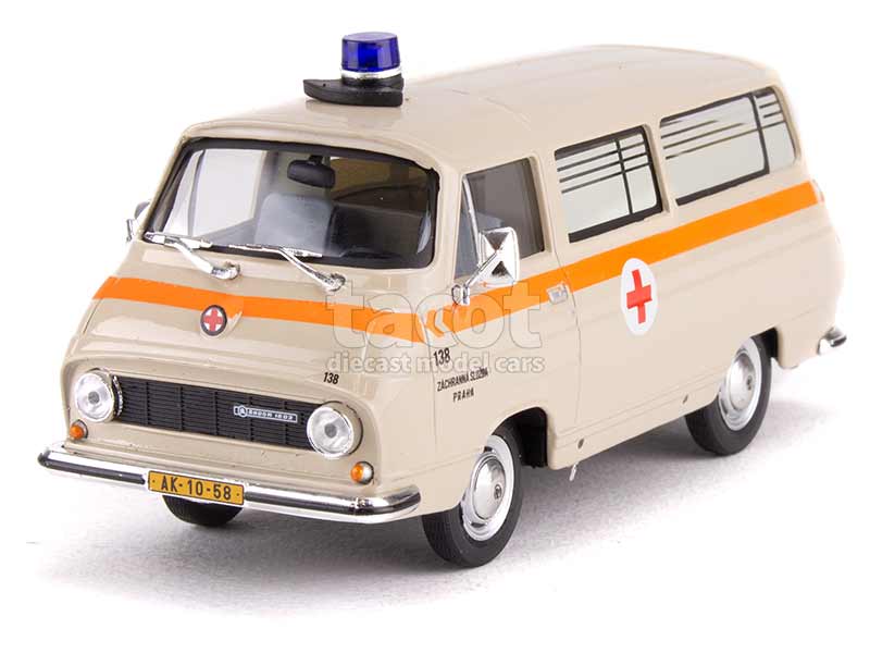 Skoda - 1203 Minibus Ambulance 1974 - Beige - 1/43 ABREX 143ABSX-715XO7