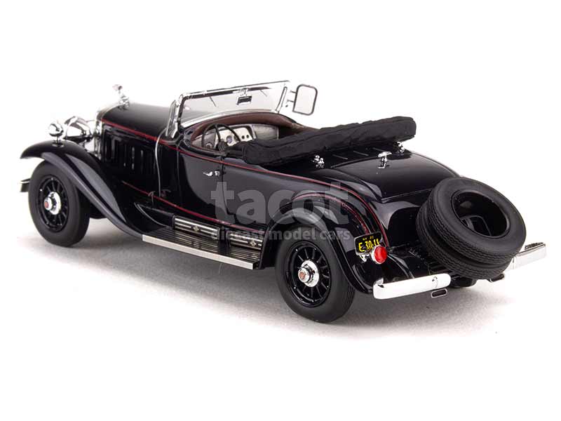 Miniature Matrix 1:43 Cadillac V-16 452 Road Fleetwood Fermé 1930 - Noire - Résine