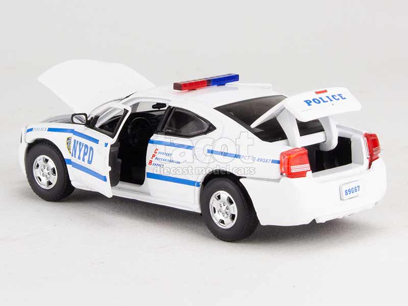 Miniature Greenlight 1/43 - 2006 Dodge Charger Castle - Bleu Métallisé - Occasion