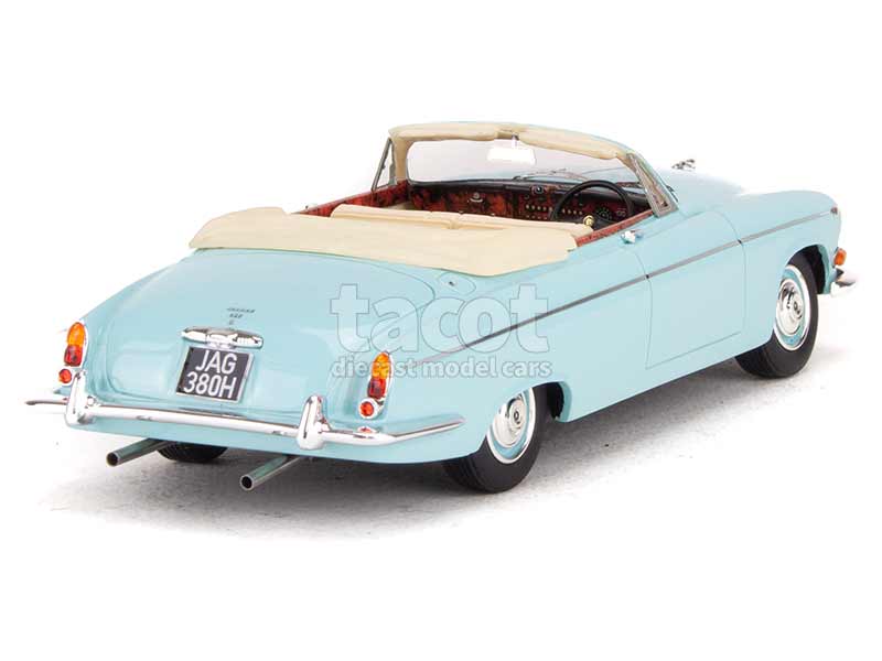 Jaguar 420G convertible 1969 bleue (Matrix) 1/43e