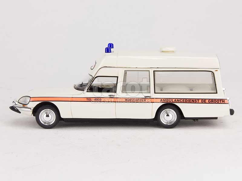 Matrix Scale Models – Ambulance Citroën DS21 Visser 1974, Résine 1/43 Neuve