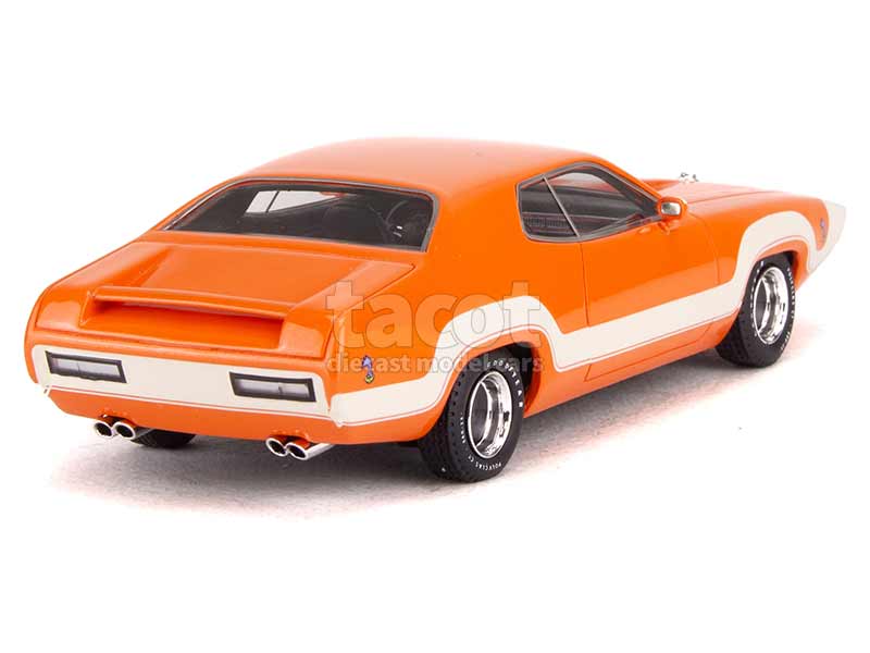 Miniature Plymouth GTX 1/43 IXO Runner Metallise Doré 1971 - Voiture